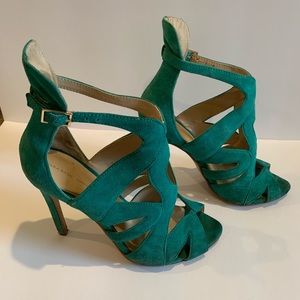 Zara Turquoise Heels - Size 36
